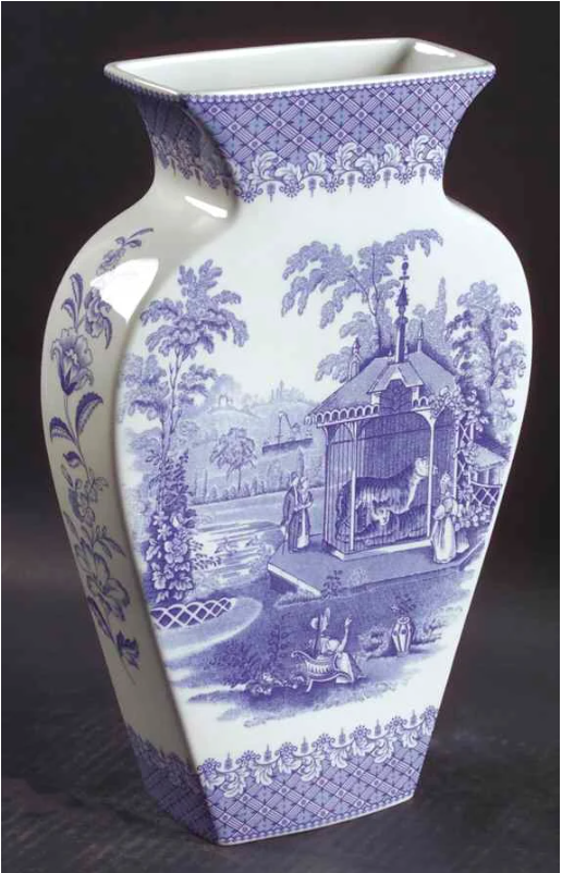 Spode blue italian vase cheap